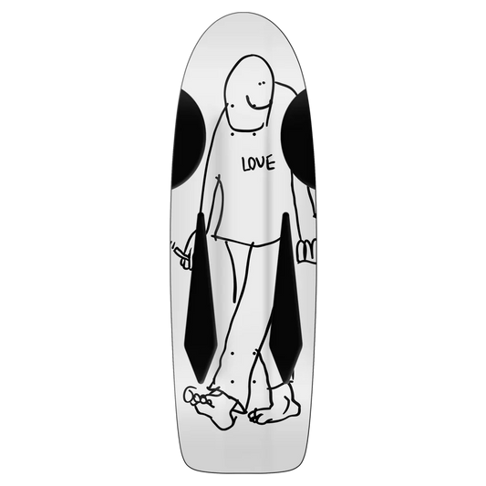 Krooked - Deck, Beamer Love. White. Skateshop Day 2025
