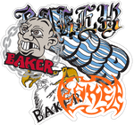Baker - Sticker, Chain. Assorted
