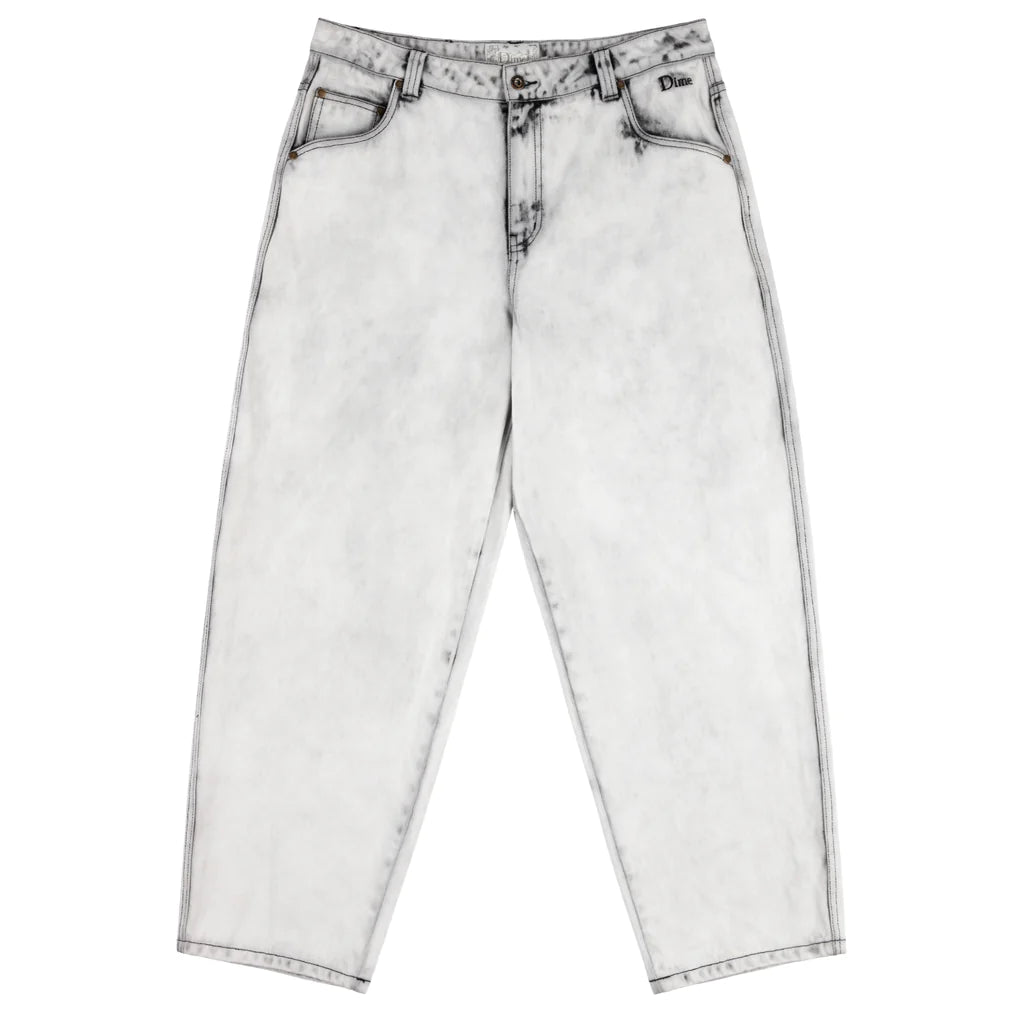 Dime - Pants, Classic Baggy Denim. Smoke White. – The Local Skate Shop