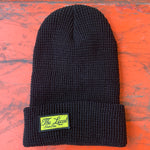 Local - Beanie, Yellow Patch Waffle Knit