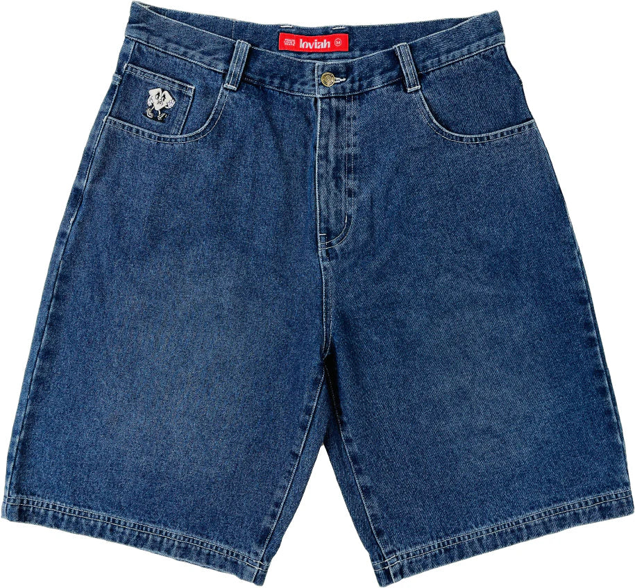 Loviah - Jhorts, Denim Shorts. Indigo Medium Wash – The Local