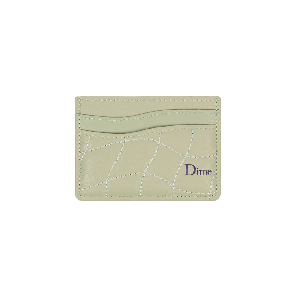 Dime - Cardholder, Quilted. Sage