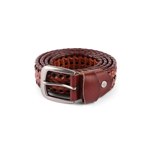 Dime - Belt, Braided Leather Belt