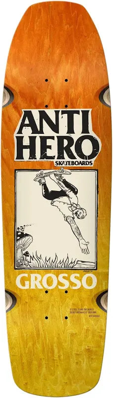 Anti-Hero Skateboard Decks Skate Shop Day Grosso Hand Plant Fade Skate Deck