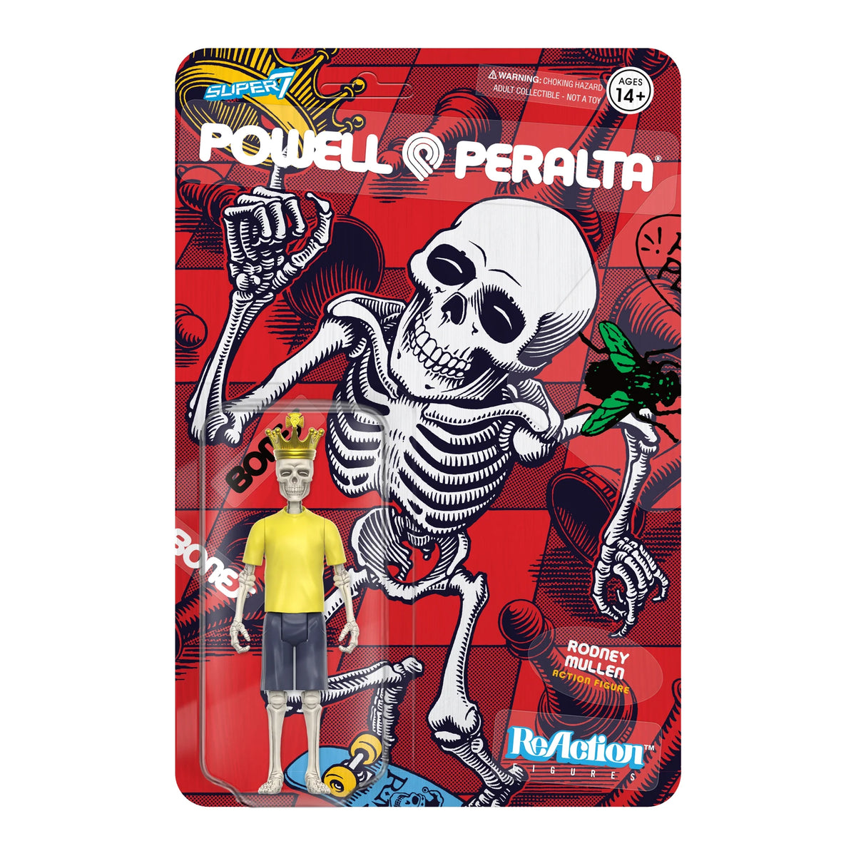 Super 7 - Powell Peralta Wave 2 Figure. Rodney Mullen – The Local