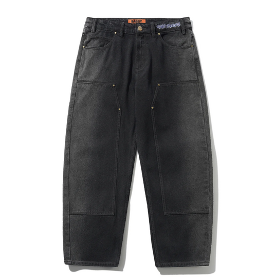 Butter Goods - Bronco Denim Jeans, Washed Black