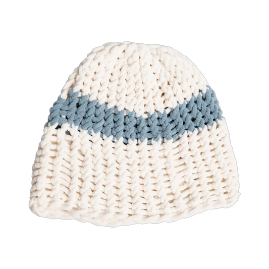 The Lampshade Skully Beanie 2026 , Off White/Shale Blue