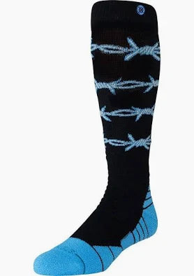 Stance Barbed Wire Mid Poly Snow Sock