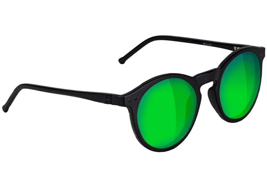 Glassy - Sun Glasses, Apollo Premium Polarized. BLK/GRN – The