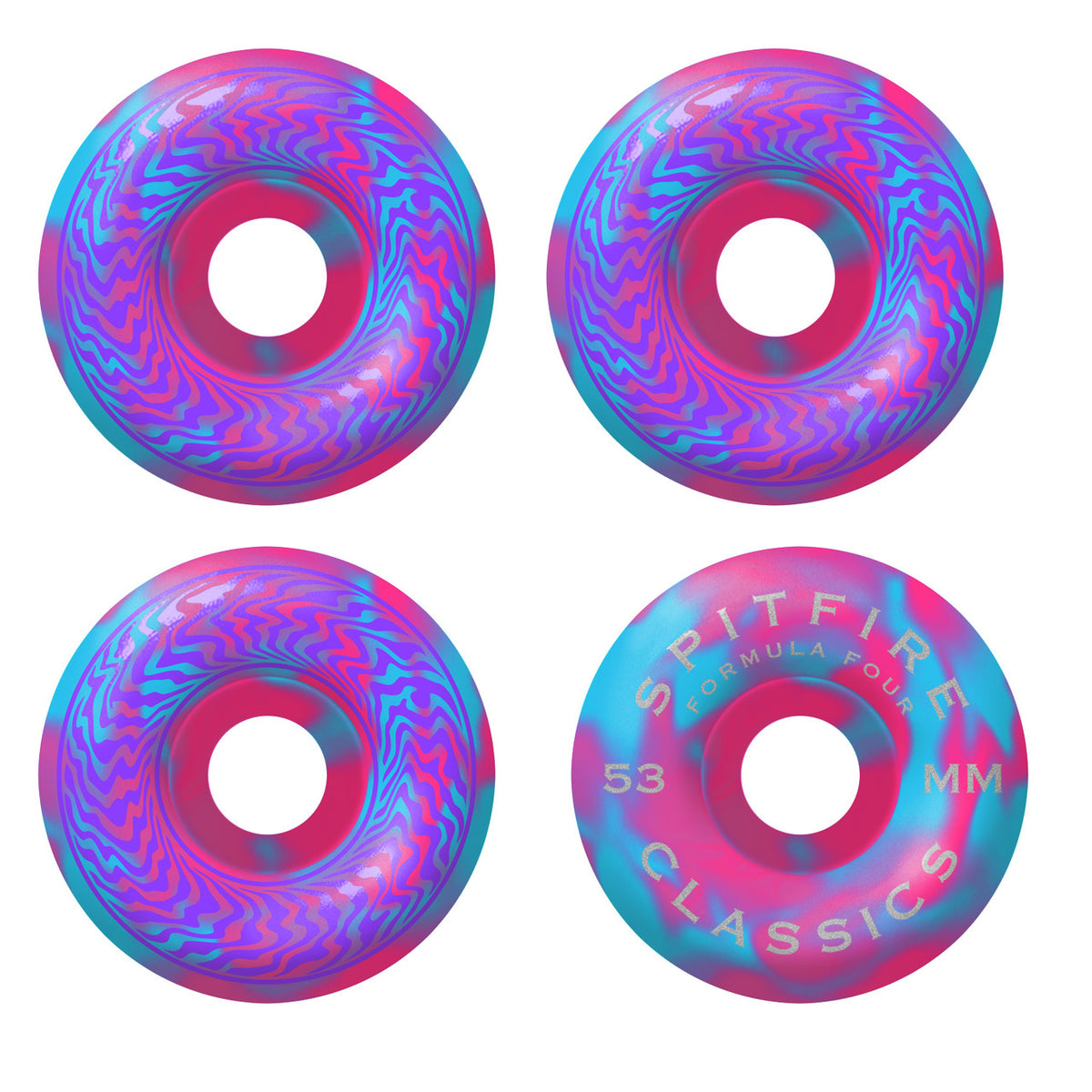 Spitfire Wheels Swirl Pink / Blue Skate Wax