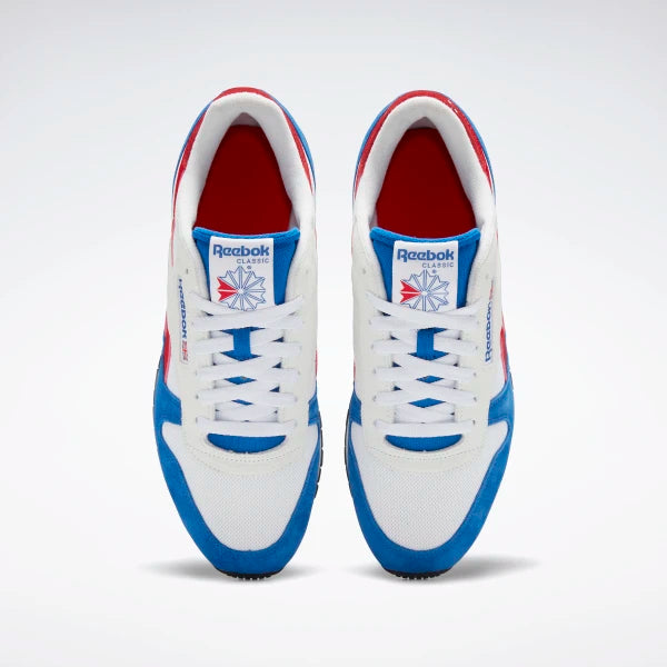 Reebok Shoes Classic Leather. BLU RED WHT