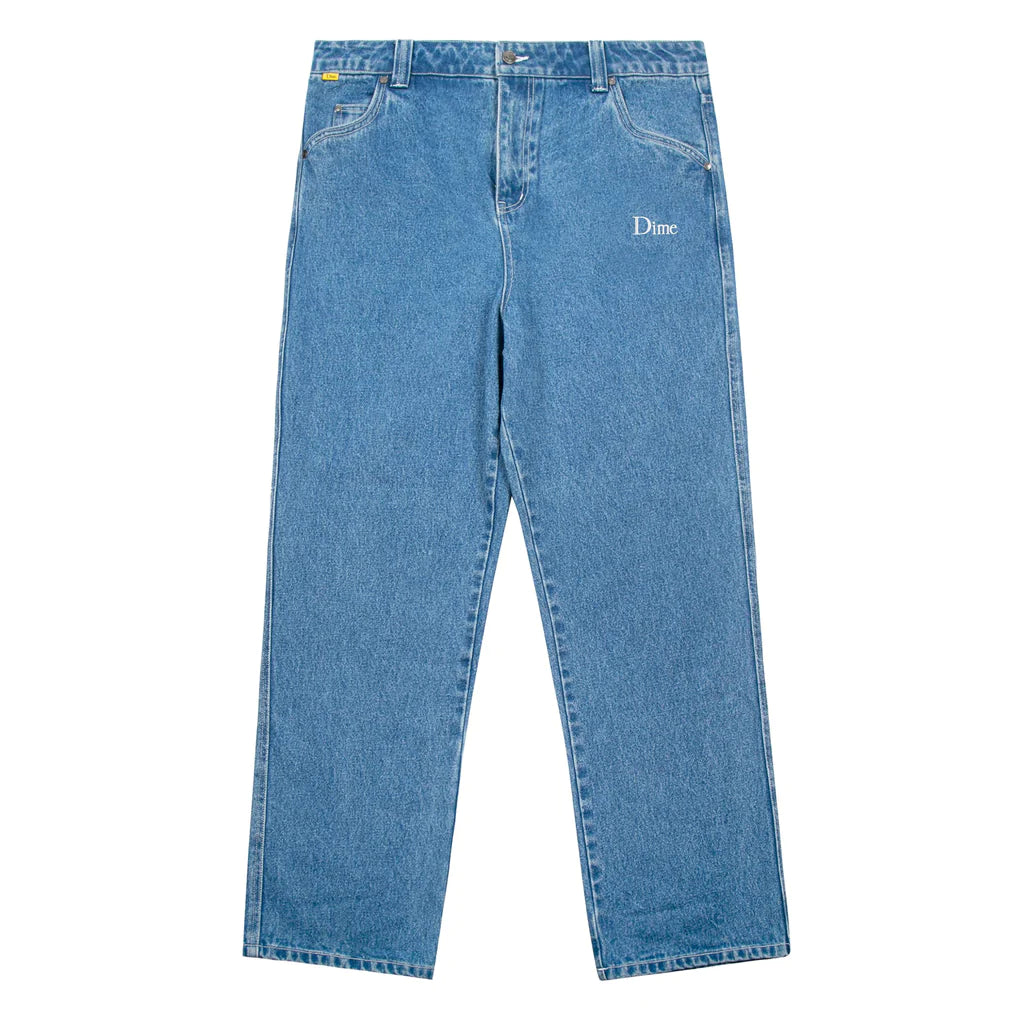 Dime - Pants, Classic Denim. Light Wash
