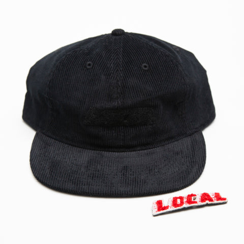 The Local - Corduroy Hat, Velcro Speed Font. S9D4
