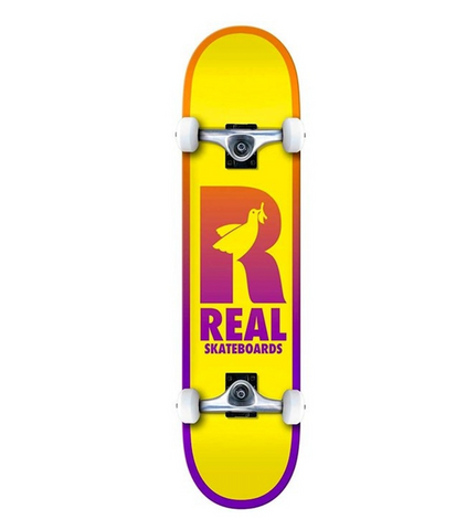 Real - Complete Built Skateboard, Be Free. 7.75