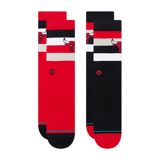Stance - Socks, NBA Bulls Stripe. 2 PCK
