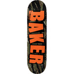 Baker Jacopo Carozzi Brand Logo Tiger Stripe Deck  8.38 Skateboard Deck