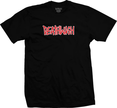 Deathwish - Outline Blk/Red T-Shirt