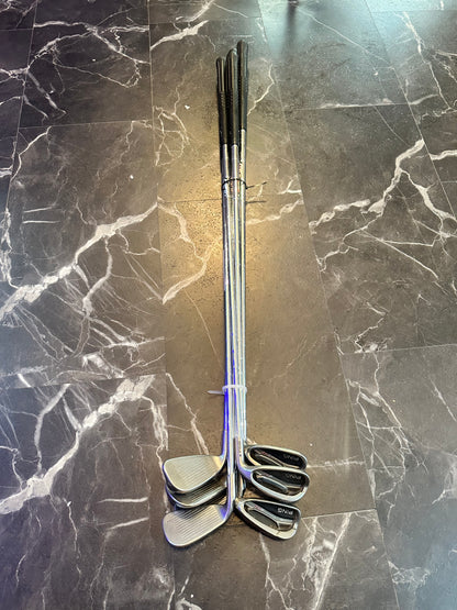 USED Ping G25 iron set 5-Uw 7 clubs RH stiff flex