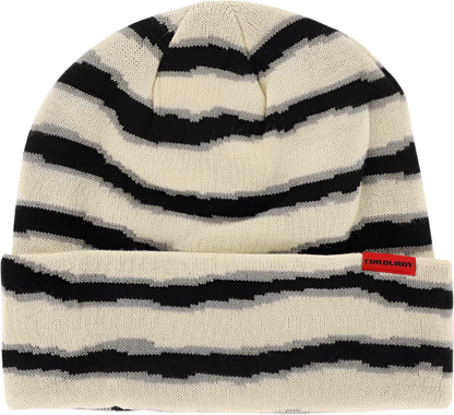 Corduroy - Beanie, Ripped Stripe