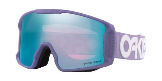 Oakley Line Miner™ M Snow Goggles prizm snow sapphire iridium Lenses,  matte lilac Strap