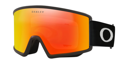 Oakley Target Line L Snow Goggles fire iridium Lenses,  matte black Strap