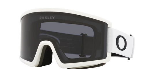 Oakley - Target Line L Snow Goggles dark grey Lenses,  matte white Strap