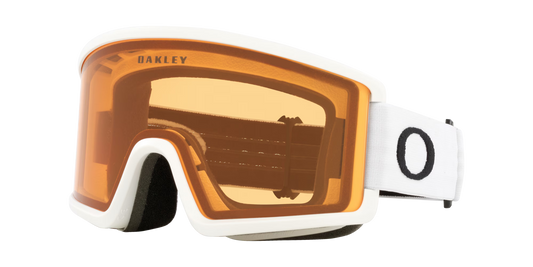 Oakley Target Line L Snow Goggles persimmon Lenses,  matte white Strap