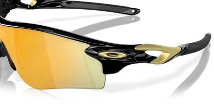Oakley RadarLock® Path® (Low Bridge Fit) Prizm 24k Polarized Lenses,  Polished Black Frame