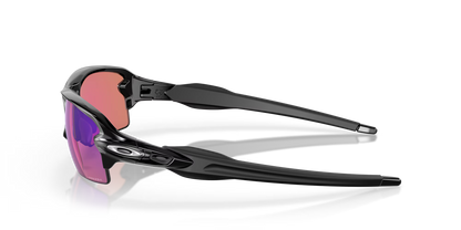 Oakley Flak® 2.0 (Low Bridge Fit) Prizm Golf Lenses,  Polished Black Frame