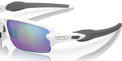 Oakley - Flak® 2.0 (Low Bridge Fit) Prizm Golf Lenses,  Polished White Frame