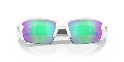 Oakley - Flak® 2.0 (Low Bridge Fit) Prizm Golf Lenses,  Polished White Frame