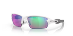 Oakley - Flak® 2.0 (Low Bridge Fit) Prizm Golf Lenses,  Polished White Frame