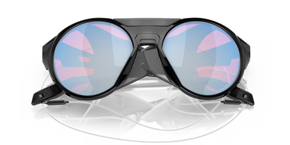 Oakley Clifden Prizm Snow Sapphire Lenses,  Polished Black Frame