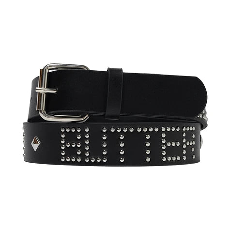 Butter Goods - Leather Studded Belt, Black