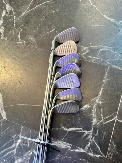 USED Ping G25 iron set 5-Uw 7 clubs RH stiff flex