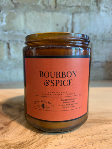 Mind Your Bees - Bourbon & Spice Candle