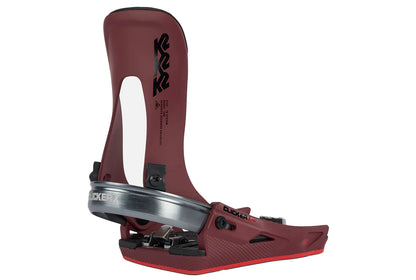 K2 - Women's Snowboard Bindings, Clicker x HB. Maroon