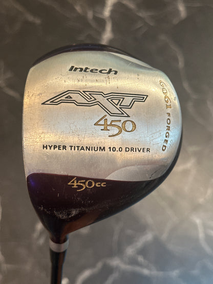 Used Intech AXT 450 Driver Graphite Shaft Left Handed