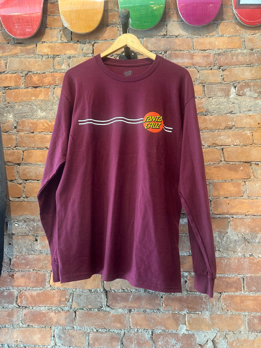 Santa Cruz- Long Sleeve Shirt, Red Dot