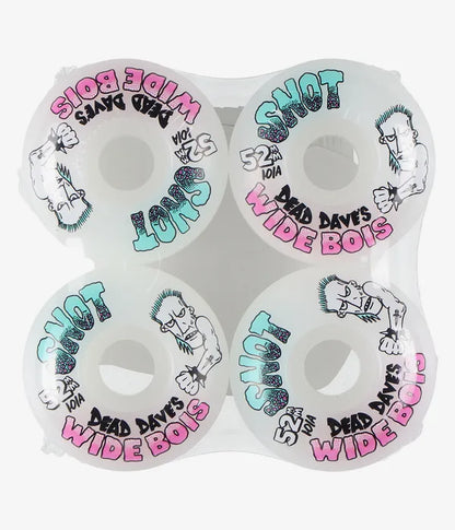 Snot - Dead Dave Wide Bois 52mm 101A Skateboard Wheels