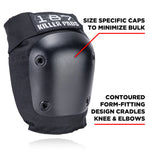 187 Killer Pads - Knee/Elbow Combo Pack. Black