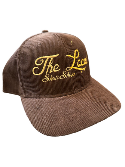 The Local - Hat, Classic Script. Corduroy