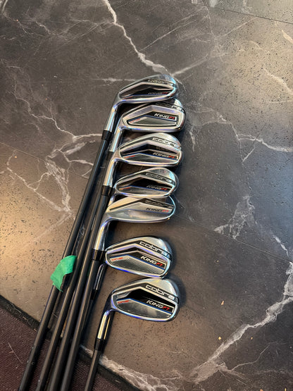USED Cobra King F7 Iron Set 7pcs (5,6,7,8,9,G,P) LH