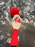 VINTAGE Canada Flag PomPom Cover