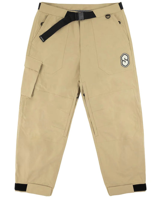 Souvenir - Snow Pants, 3 Layer Ripstop Cargo. Tan. 2024