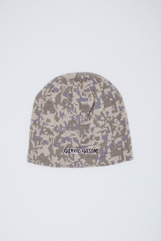 Fucking Awesome - Embroidered Stamp Logo Skully Beanie