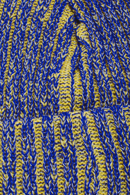 Fucking Awesome - Reflective Stripe Beanie , Yellow/Blue