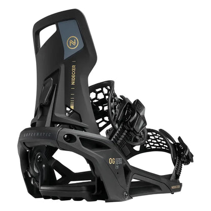 Nidecker OG Supermatic Snowboard Bindings 2026 Black