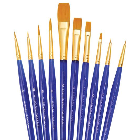 Royal Brush - Paint Brushes, SUP VAL 10 PK GT ULTRA SHT