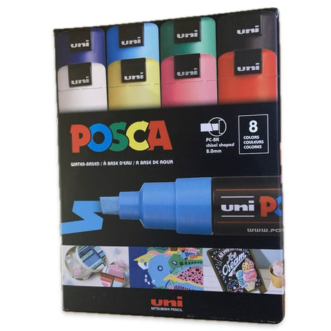 Posca - Water Based Paint Marker, PC-8K Pk/8